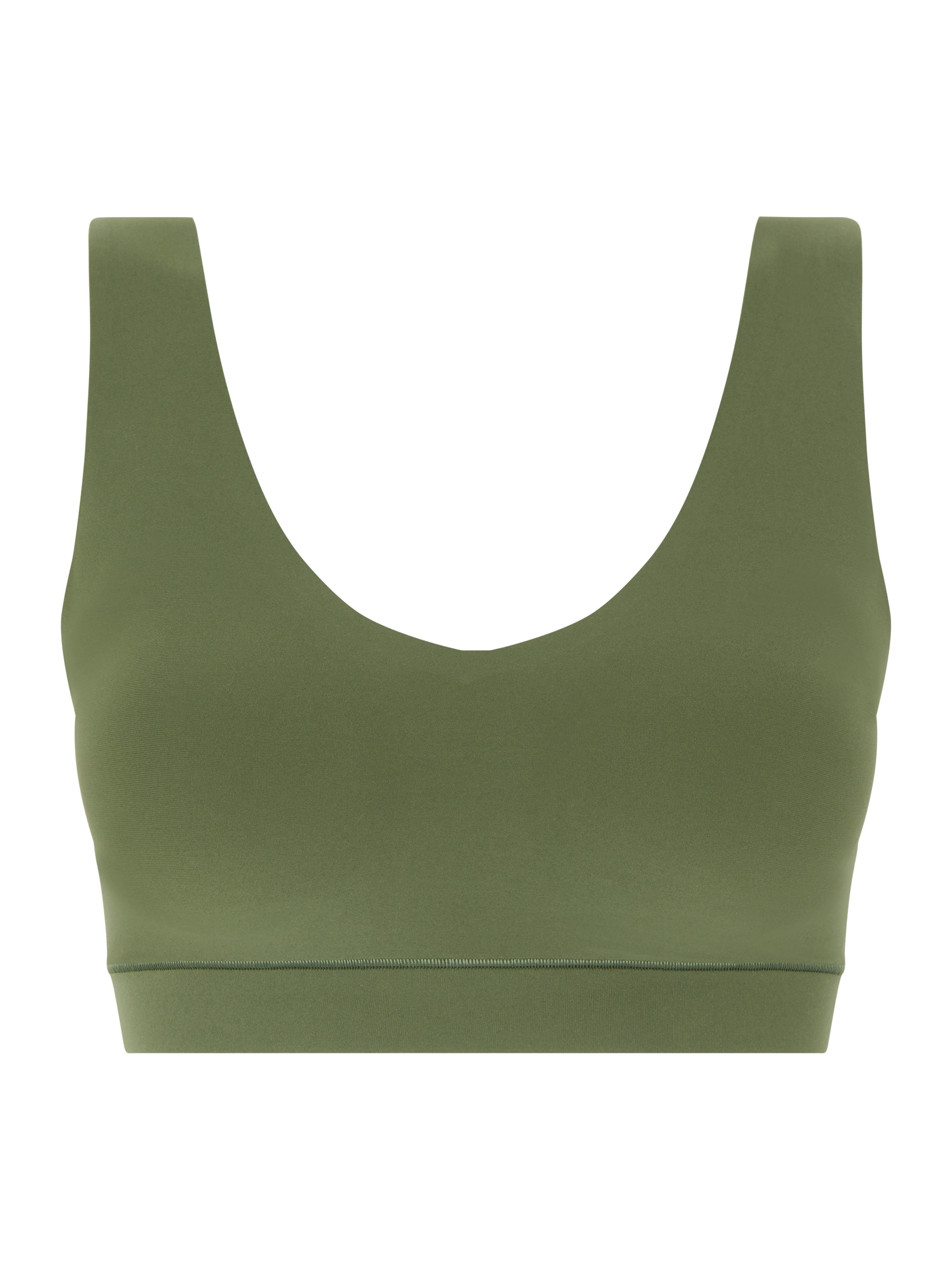 SOFTSTRETCH - Brassière coques v neck | Vert