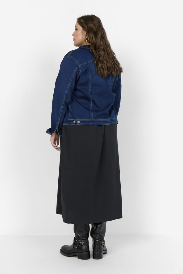 Wasabiconcept Curvy WA-SUMMER 4 Jakke Mørk denim 2494 mørk denim