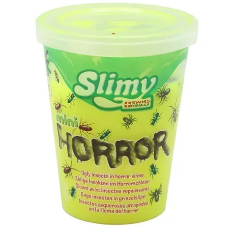Slimy mini Horrorschleim mit ekligen Insekten, sortiert