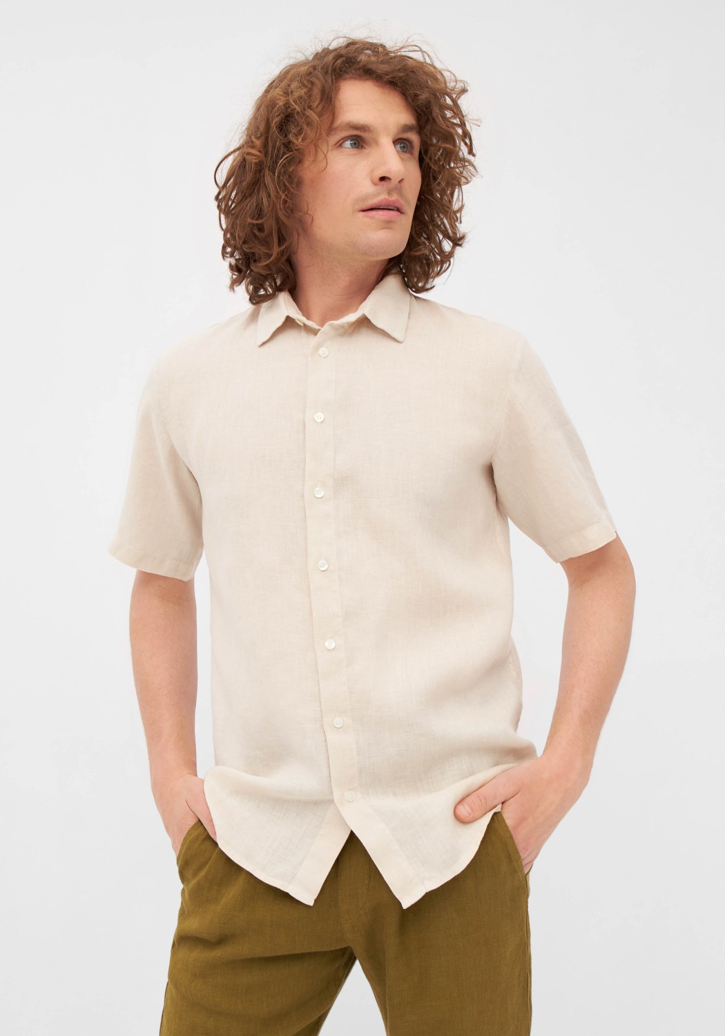 Givn Berlin Hemd GBDylan Shirt Beige