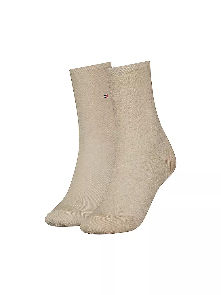 TOMMY HILFIGER Socken 2-er Pkg. beige beige