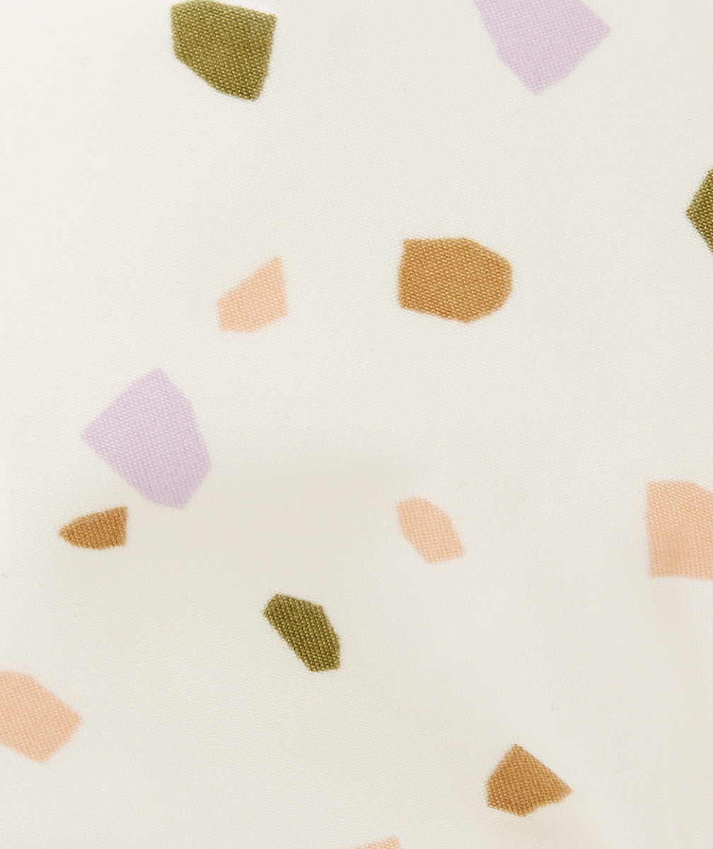 LASSIGCOUCHE DE BAIN ÉCRUE ET MULTICOLORE