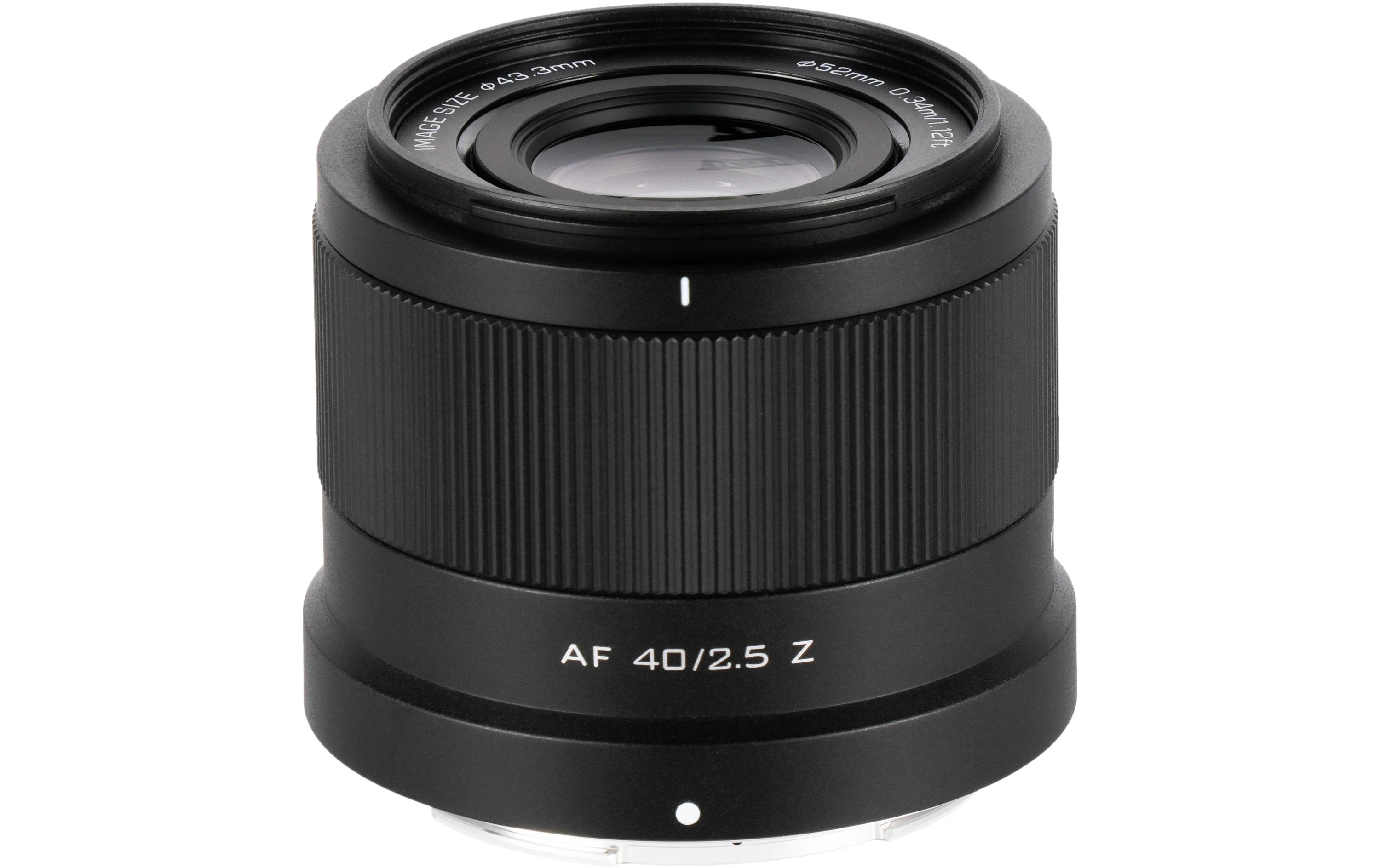 Festbrennweite AF 40mm F/2.5 Z – Nikon Z<br>Kompaktes Festbrennweitenobjektiv