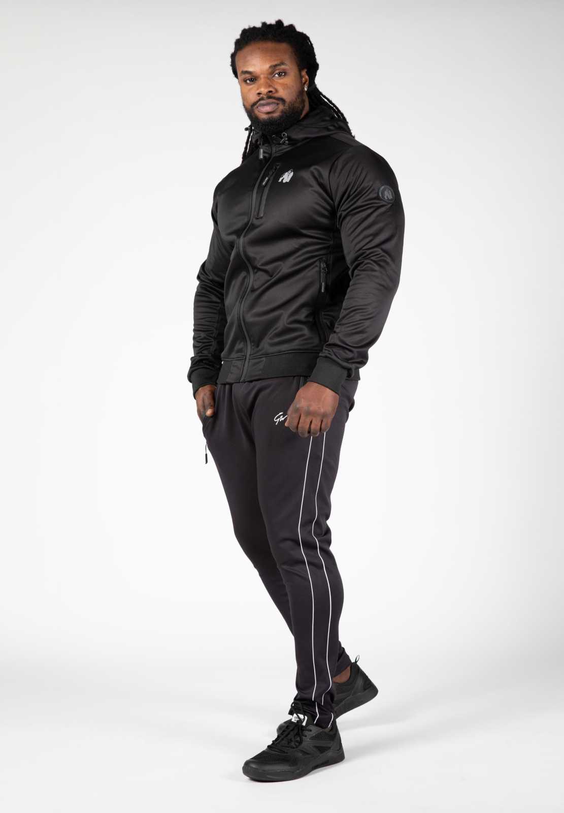 Jaqueta Softshell Glendale da Gorilla Wear, cor preta.