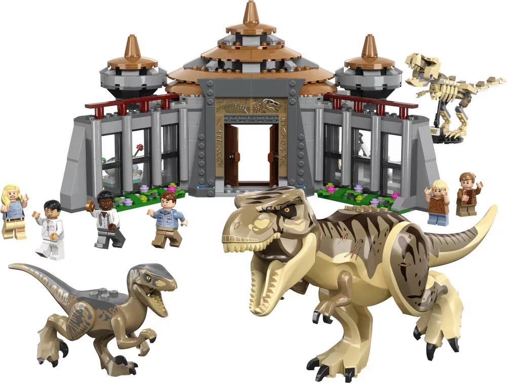 LEGO®JURASSIC WORLD ™ 76961 - LE CENTRE DES VISITEURS : L’ATTAQUE DU T. REX ET DU VELOCIRA