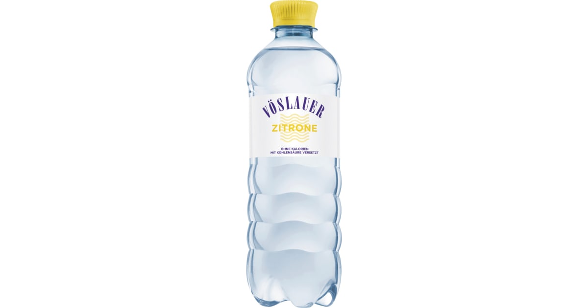 Vöslauer Mineralwasser prickelnd Zitrone 0,5 Liter (Einweg)
