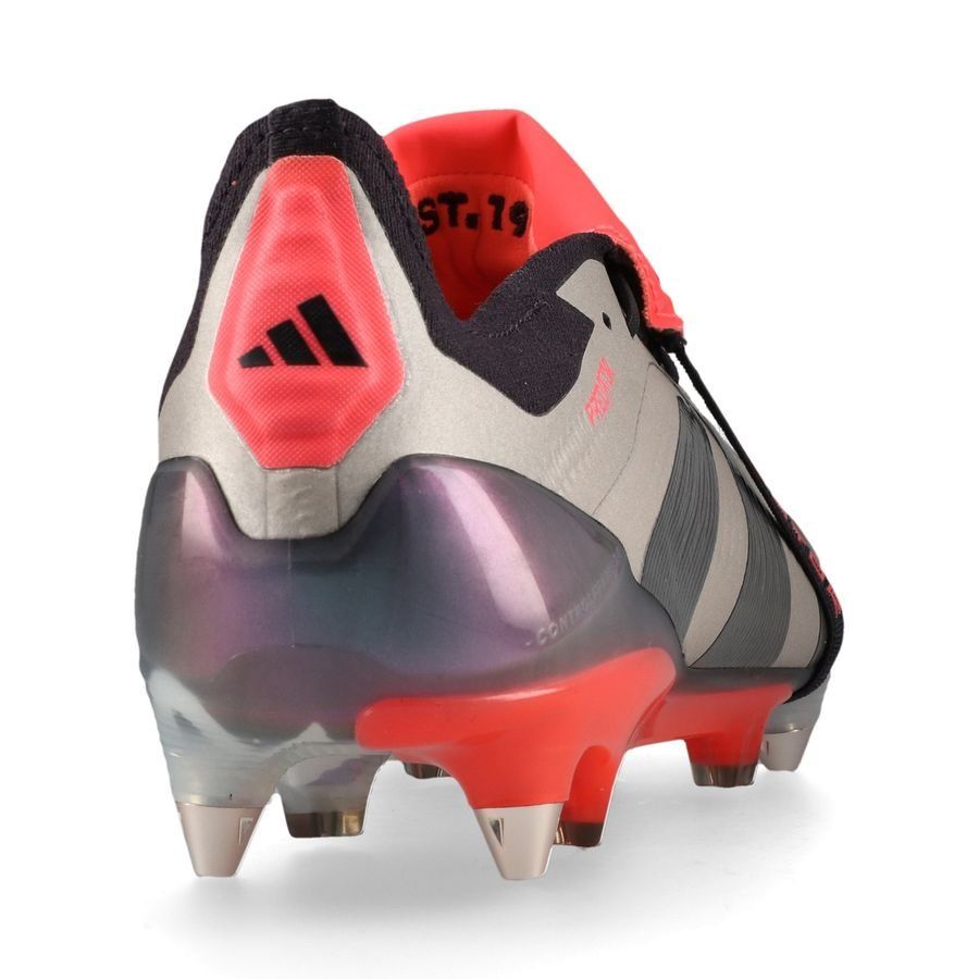 adidas Predator Elite Fold-over Tongue SG Vivid Horizon - Argenté/Aurora Black/Turbo