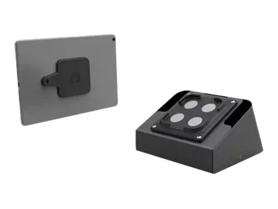 Compulocks Universal Tablet Magnetic AV Conference Room Capsule - Monteringssæt (magnetisk ramme, kapsel) - for tablet - AV-konferencerumkapsel - låsbar - højkvalitetsstål - sort - monteringsgrænseflade: 100 x 100 mm - vægmonterbar, på disk