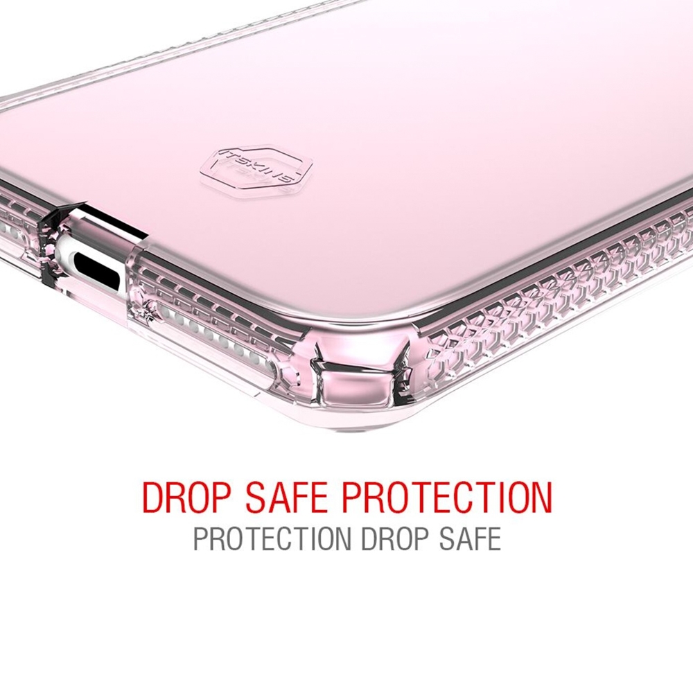 iPhone SE (2022/2020) / 8 / 7 / 6S Spectrum Clear Schutz Gummi Hülle (APH7-SPECM-LPNK) - Transparent / Pink