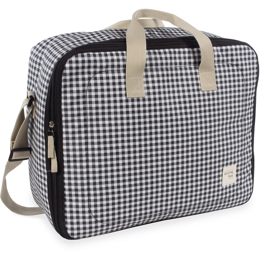 Walking Mum Koffer I Love Vichy Schwarz