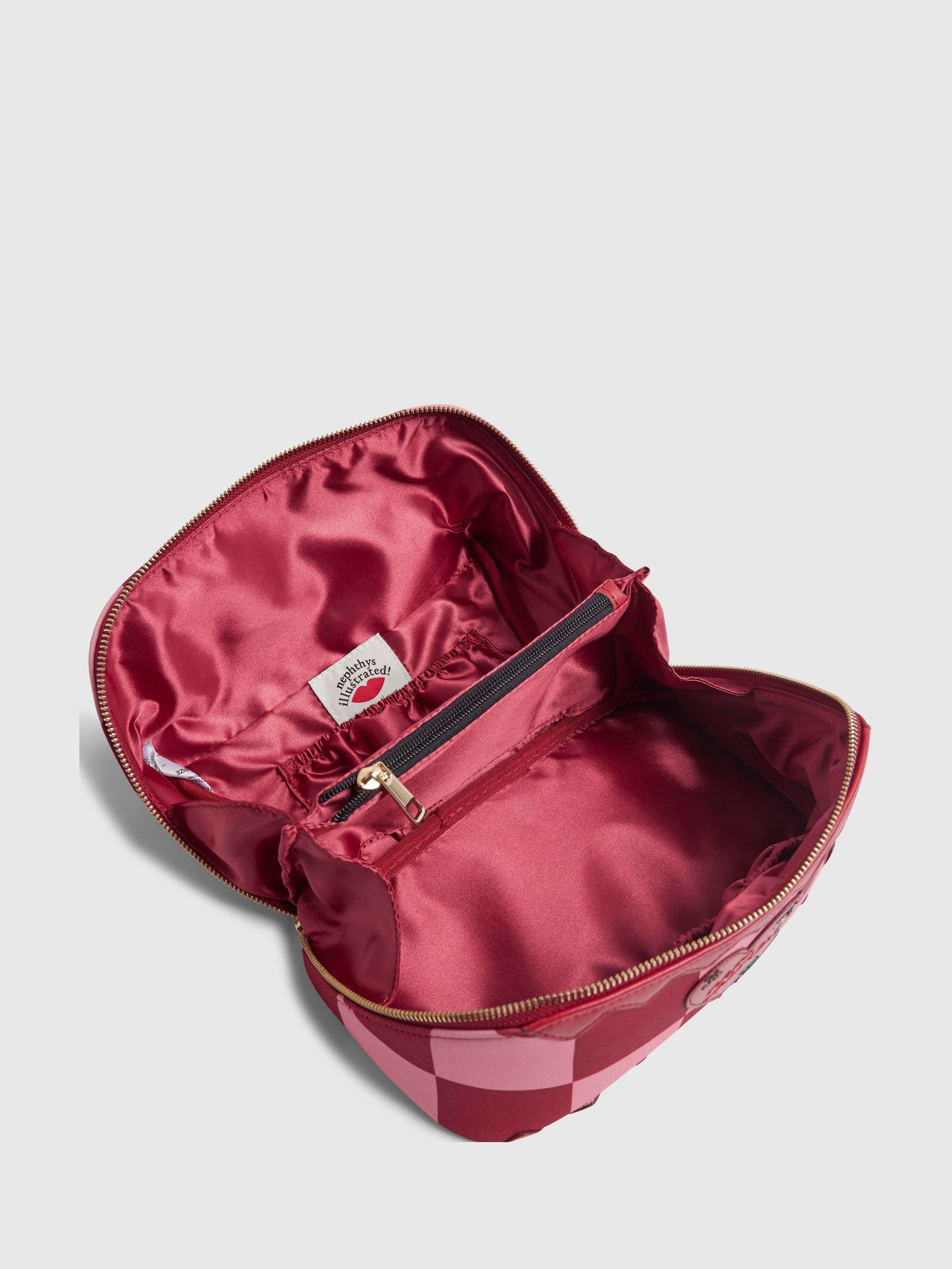 River Island Nephthys Collab Heart Make Up Bag