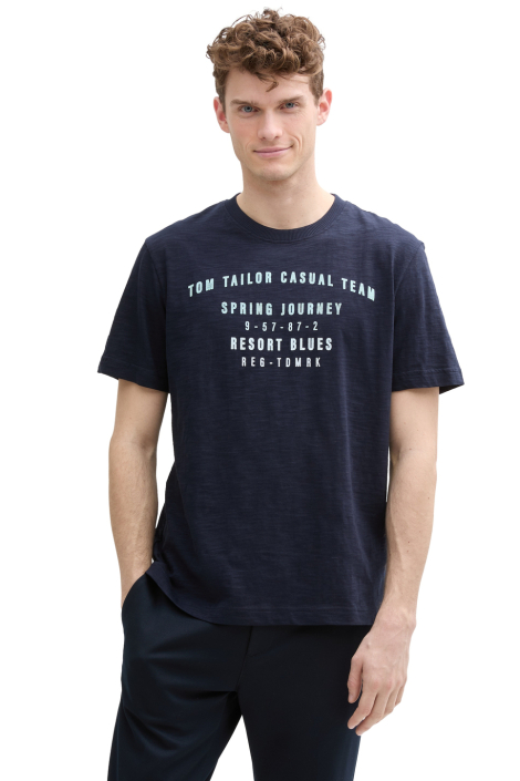 Tom Tailor blauwe heren t-shirt