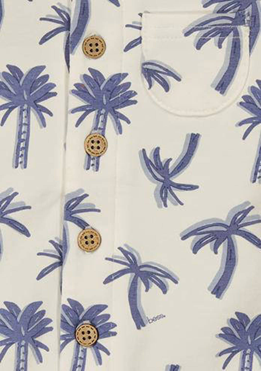 BESS baby boxpak met all over print wit/blauw