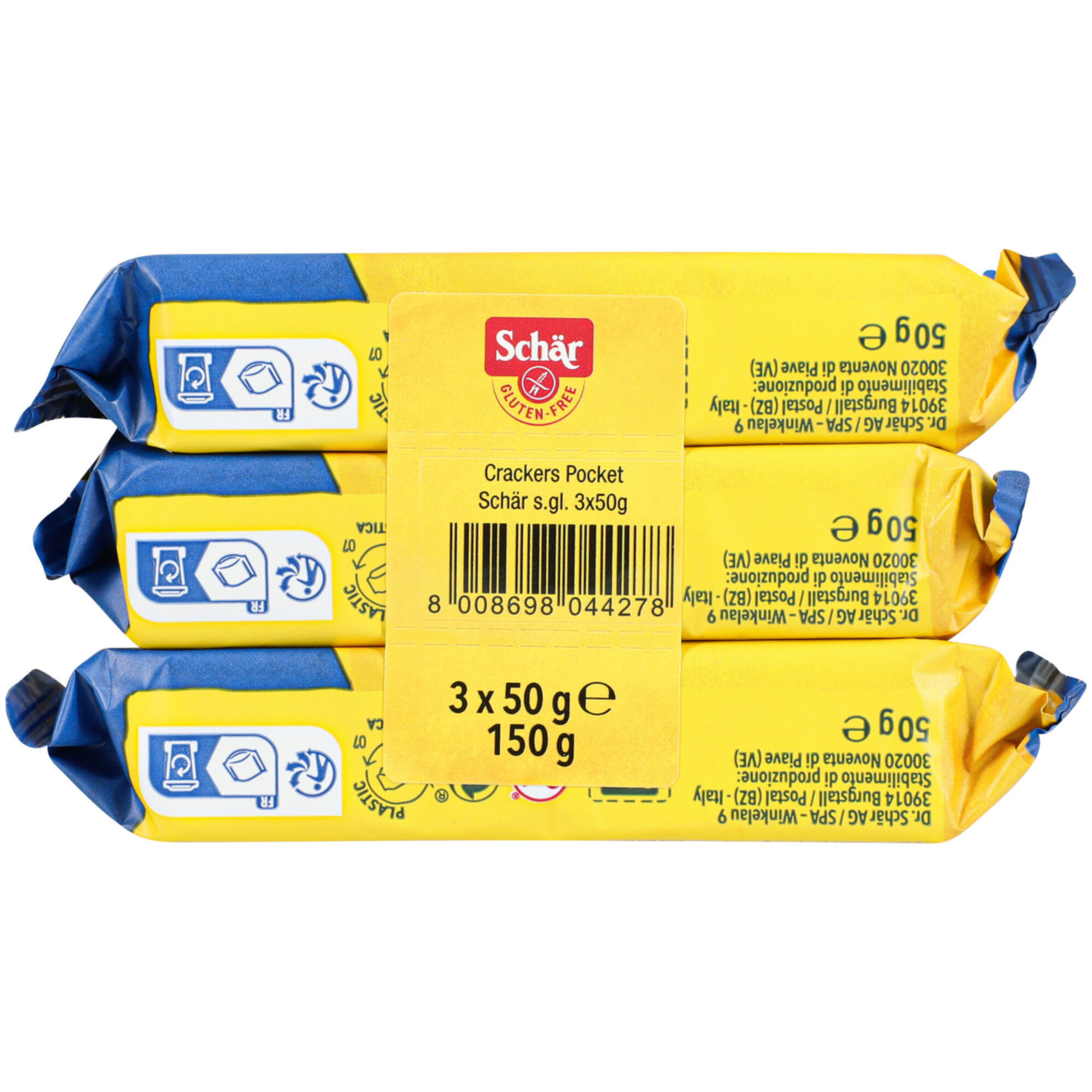 Schär Crackers Pocket glutenfrei 3x50g
