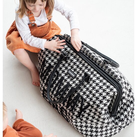 Sac à langer Mommy Bag   Pied de poule        de               Childhome