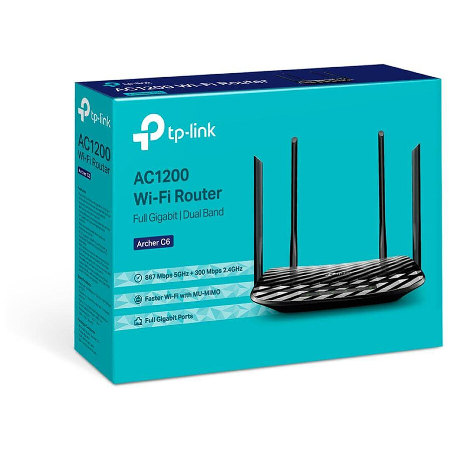 TP-Link Routeur Archer C6 WiFi AC1200 double bande