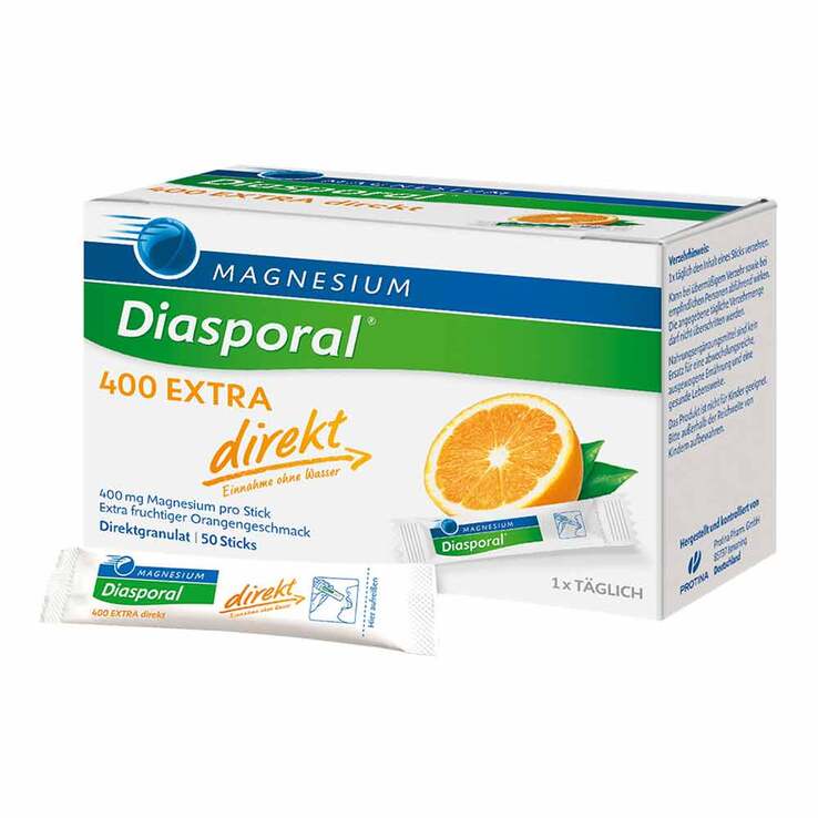 Magnesium Diasporal 400 Extra direkt Granulat, 50 St