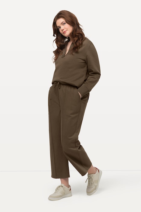 Culotte, ausgestelltes Bein, Elastikbund, Biobaumwolle
