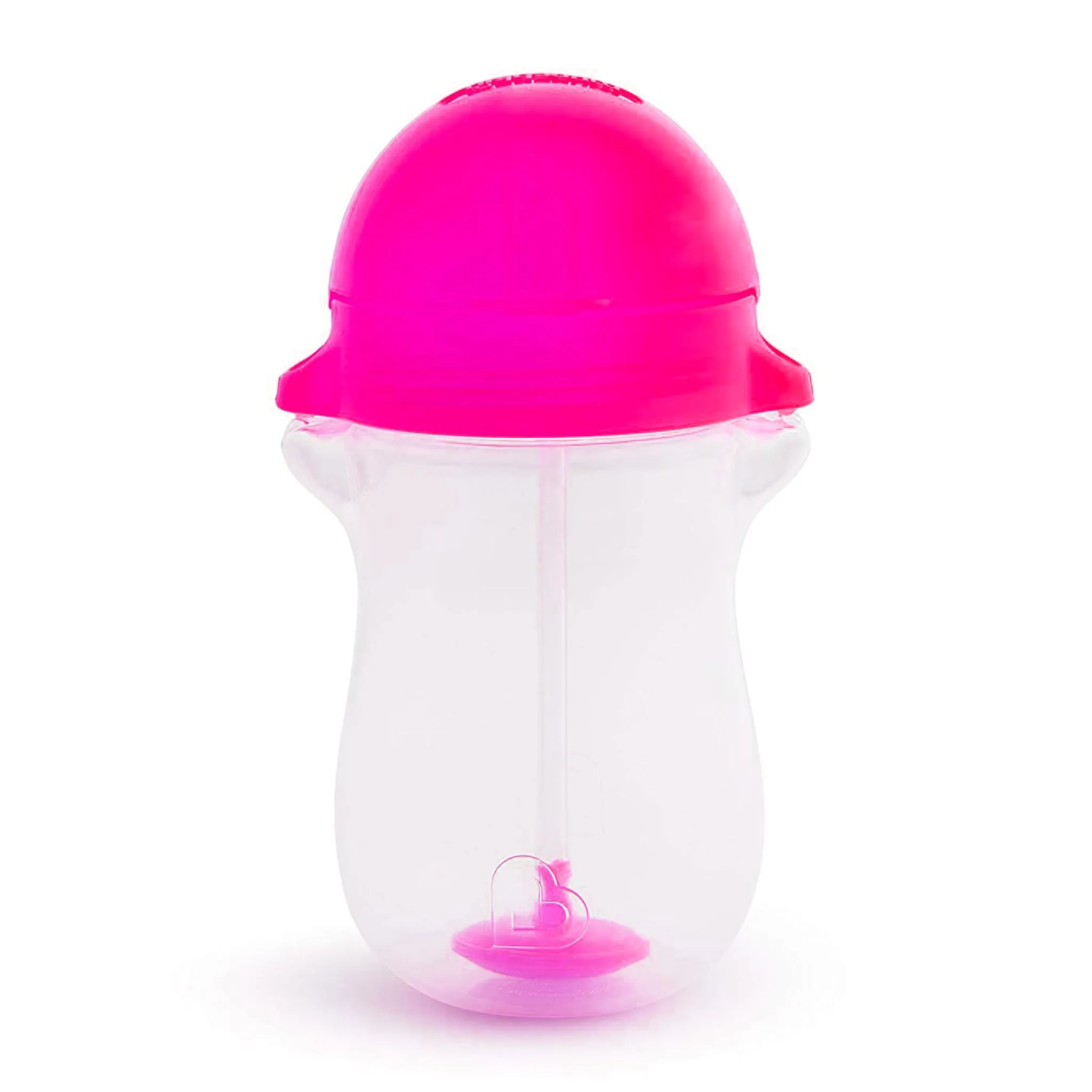 Munchkin Gobelet Any Angle™ Click Lock avec Paille 10oz - Rose