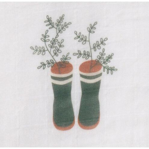 Boite de 3 Langes bio BOTANICA - SAUTHON Baby déco