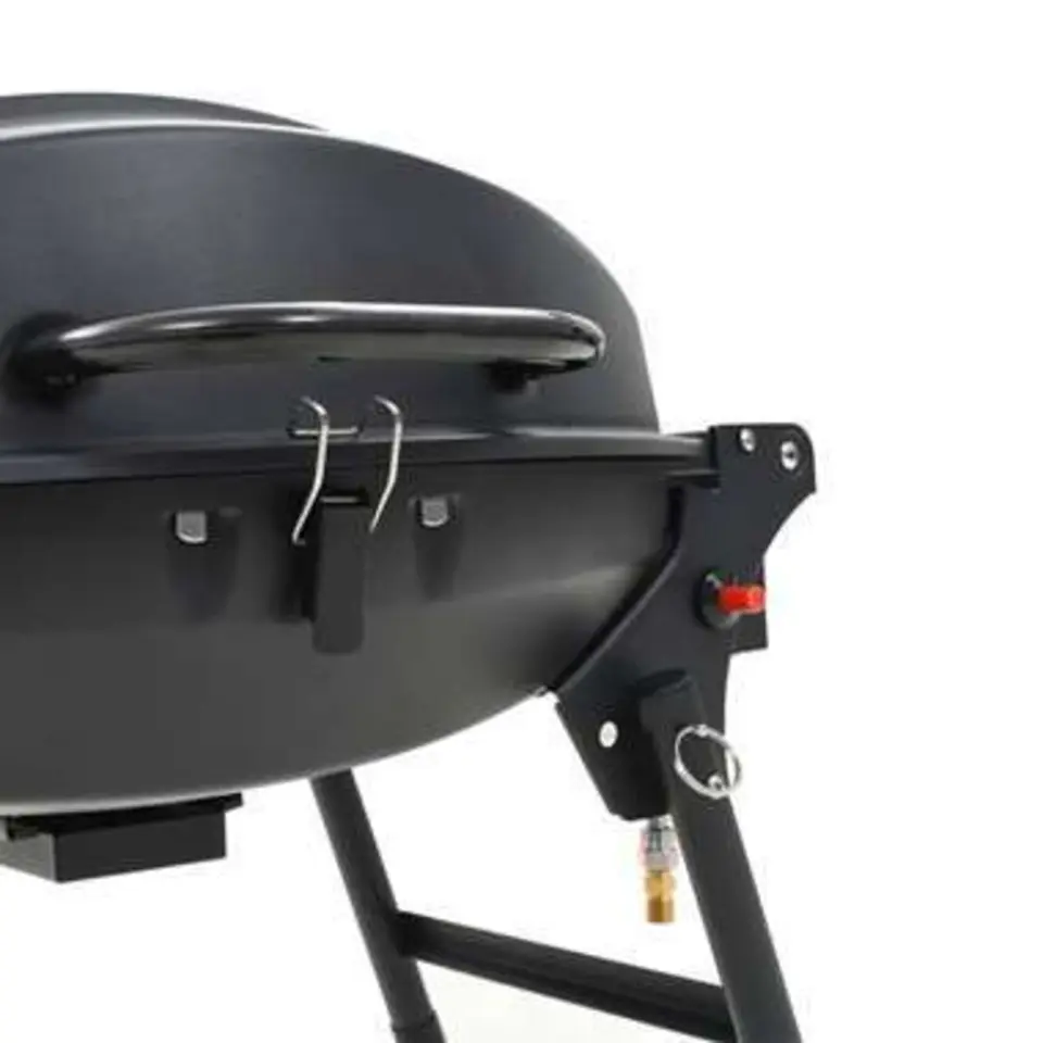 vidaXL - Barbecue - Zwart - Staal