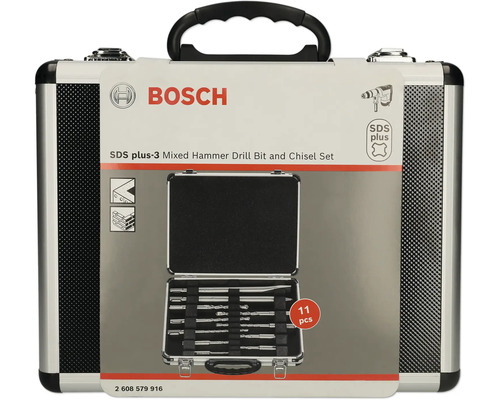 Bosch 11-delige SDS-plus-3 boor- en beitelset
