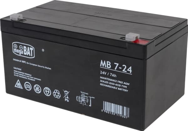 TRITON Gel batteri 24V/7Ah for elektriske kjøretøy for barn. Reservedel