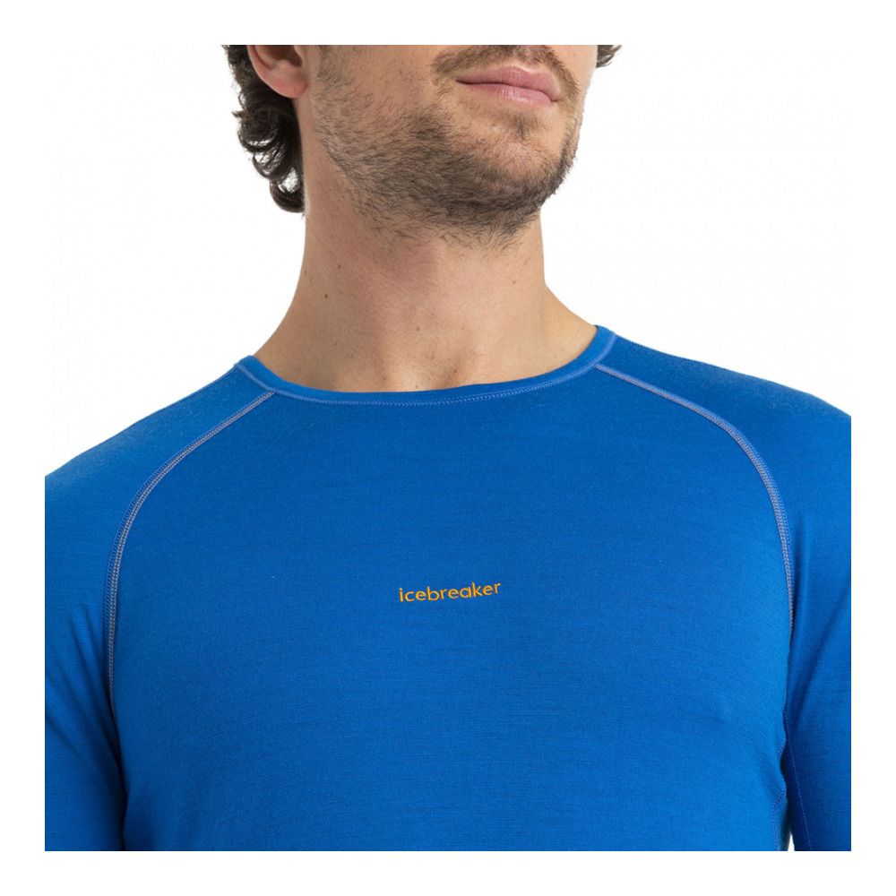 Icebreaker ZONEKNIT 200 - Sous-couche Homme lazurite/solar/cb