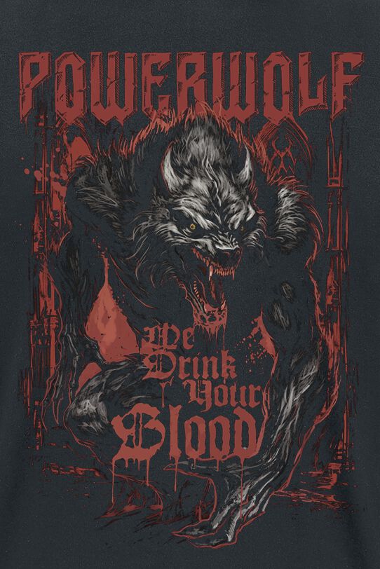We Drink Your Blood | Powerwolf T-Shirt Manches courtes