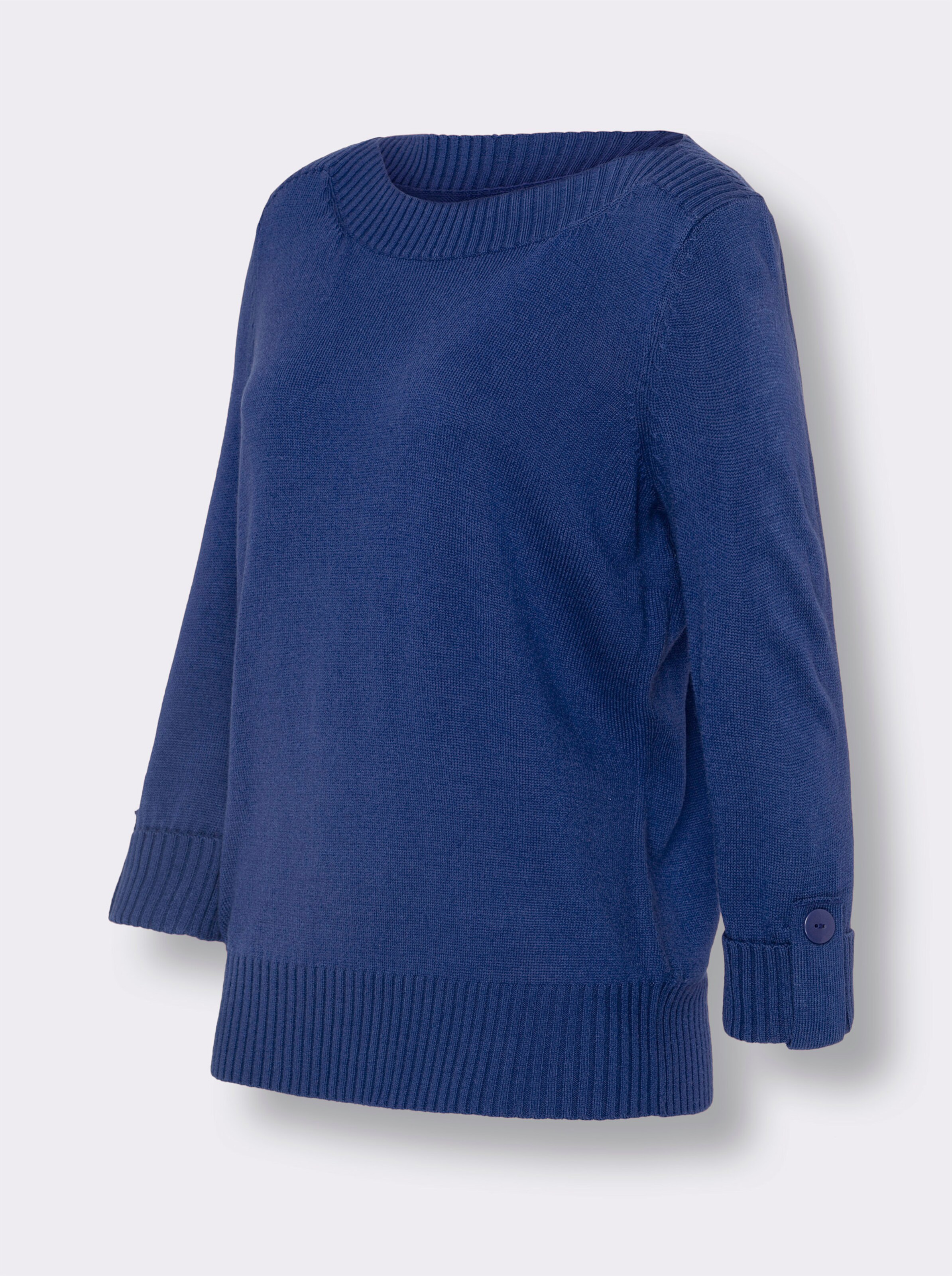 34 Arm-Pullover mit U-Boot-Ausschnitt