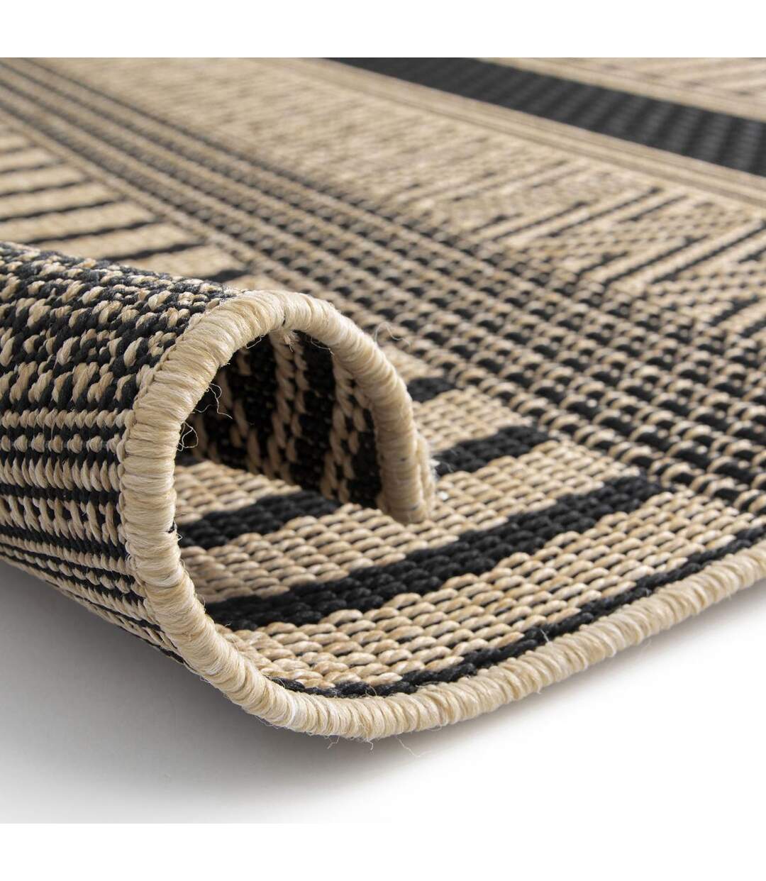 Tapis kilim LONA 2 en polypropylène doux et soyeux