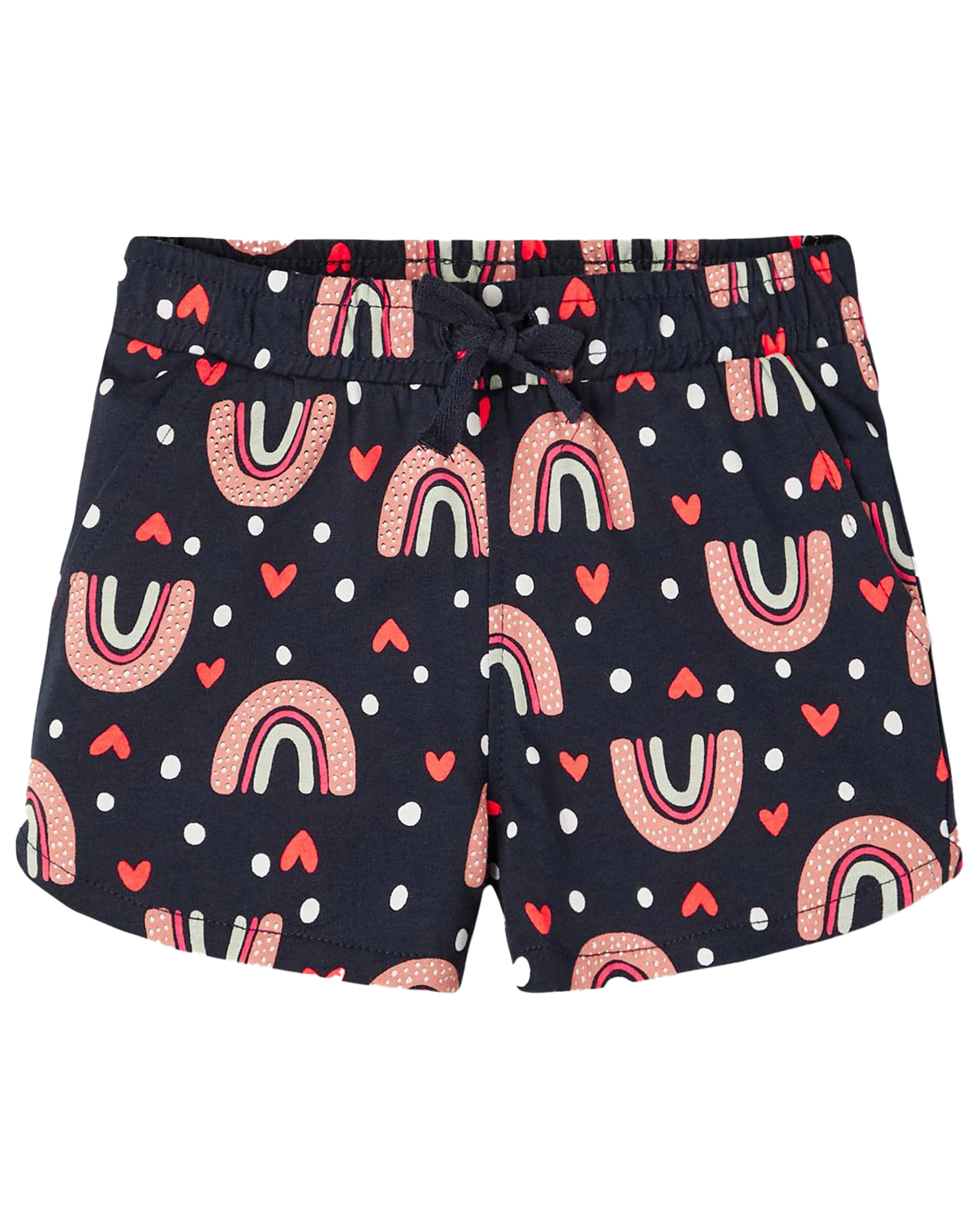 T-Shirt NMFVIGEA RAINBOW mit Shorts in glacier