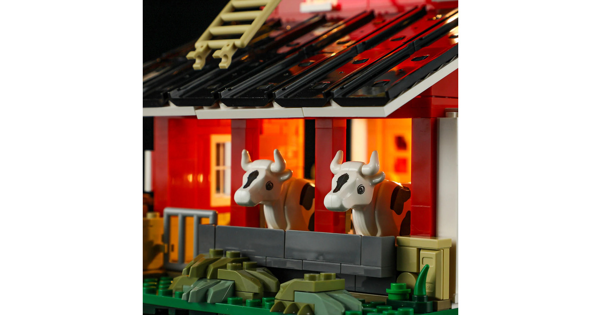 LumibricksFarm Life - Cow Barn Constructiespeelgoed  (F9037)