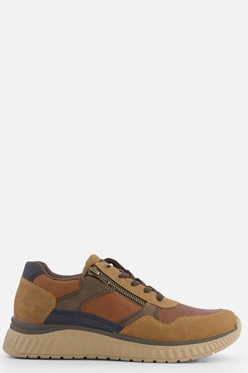 Rieker Sneakers bruin Textiel