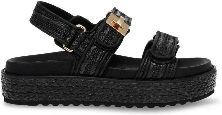 Steve Madden Bigmona Black Dames Sandalen SM11003034-02002-00S