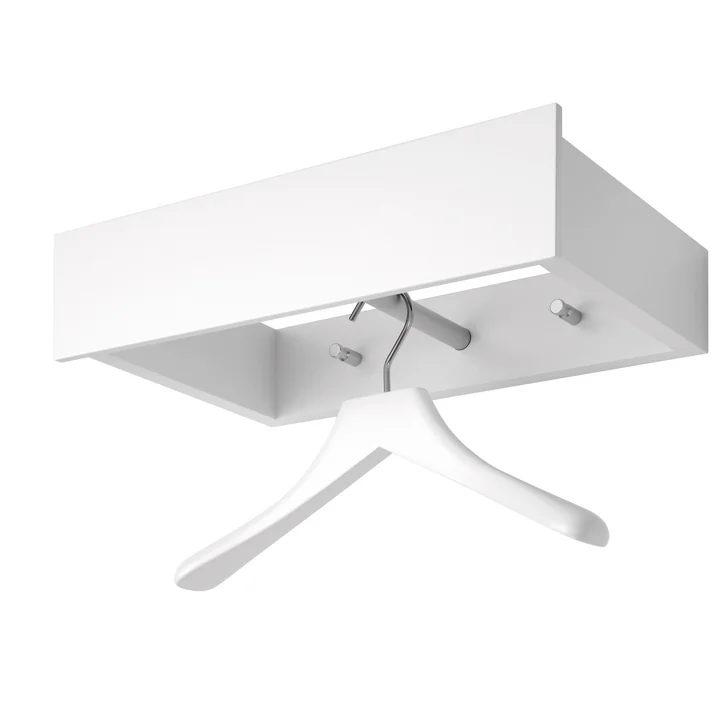 Schönbuch - Urban Wandgarderobe 80 cm, schneeweiss (RAL 9016)