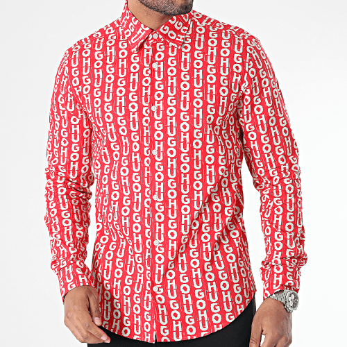 Chemise Manches Longues Ermo 50495865 Rouge