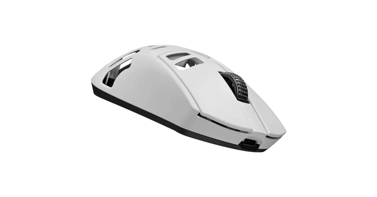 LORGARMSE90W gaming muis  (Wit, 100 - 26000 dpi, Ultralight)