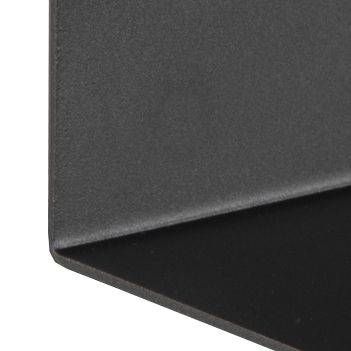 Wandplank Yara metaal Zwart