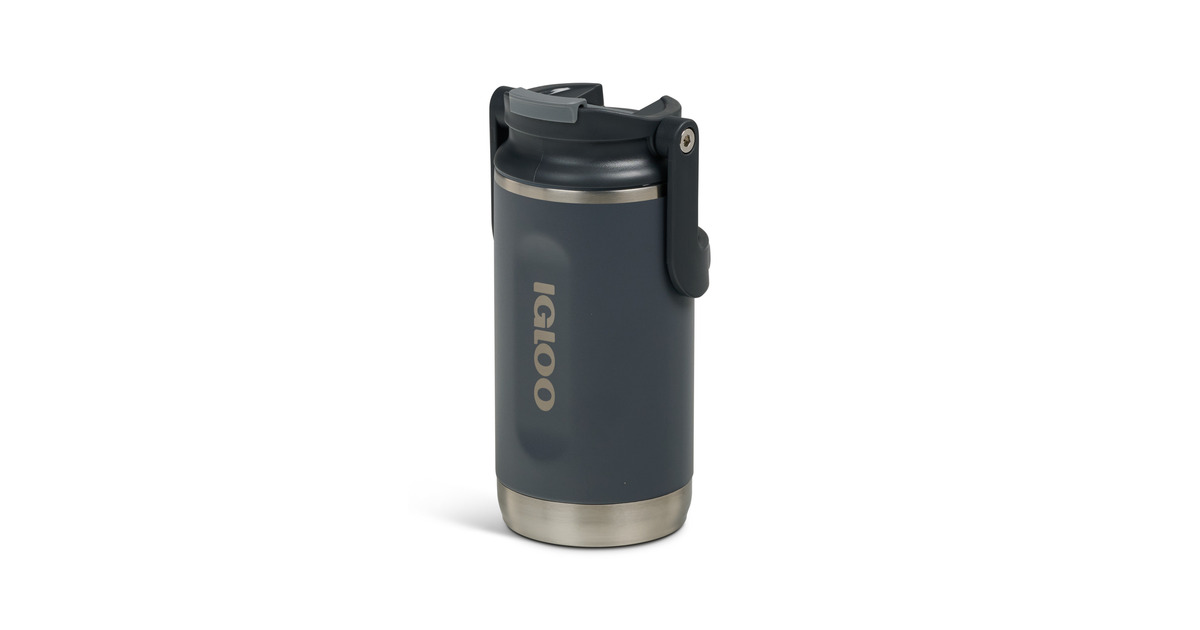 IglooFlip ‘n’ Sip Tumbler 12 oz, 0,35 liter drinkfles  (Carbon)