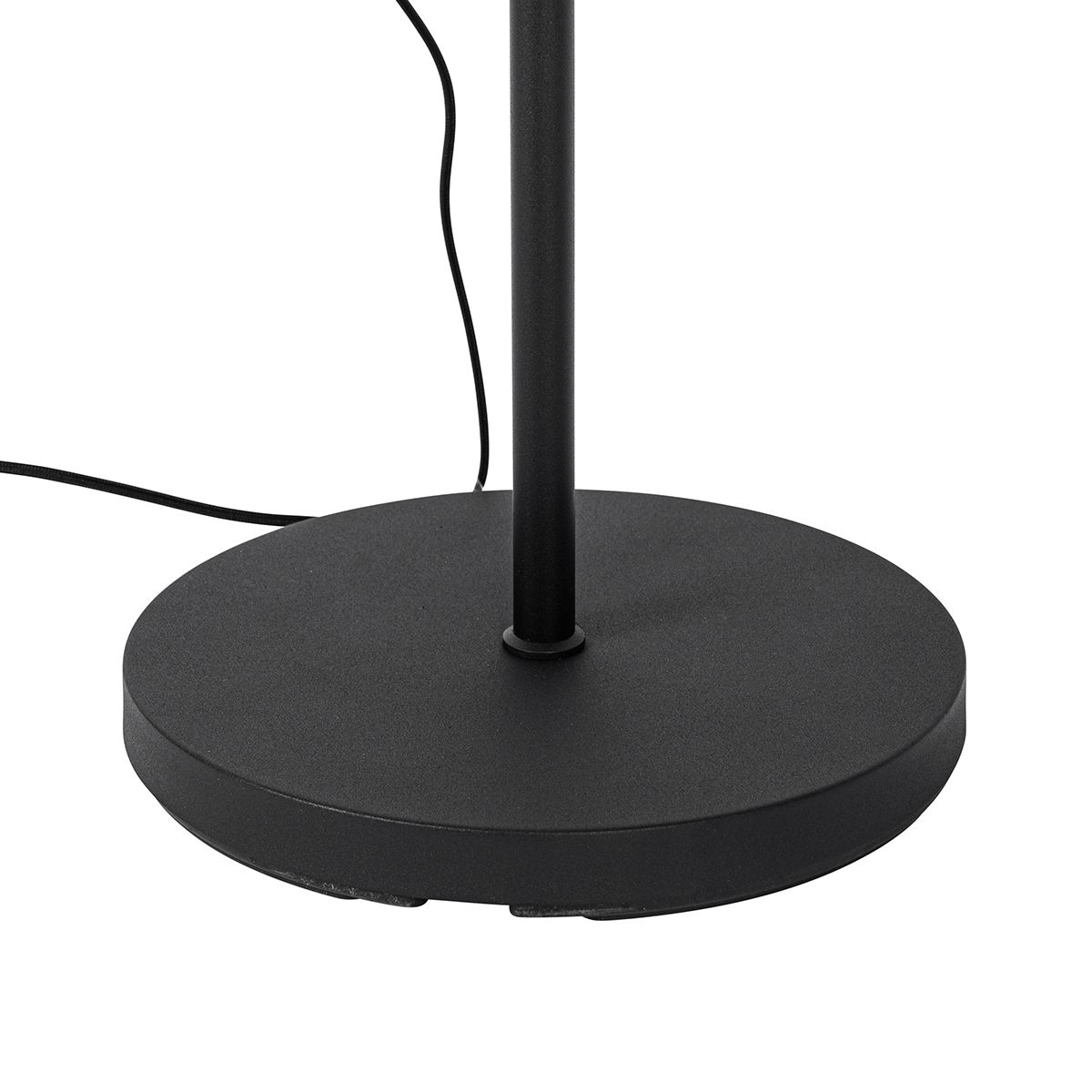 Industriële vloerlamp zwart 35 cm verstelbaar - Hanze
