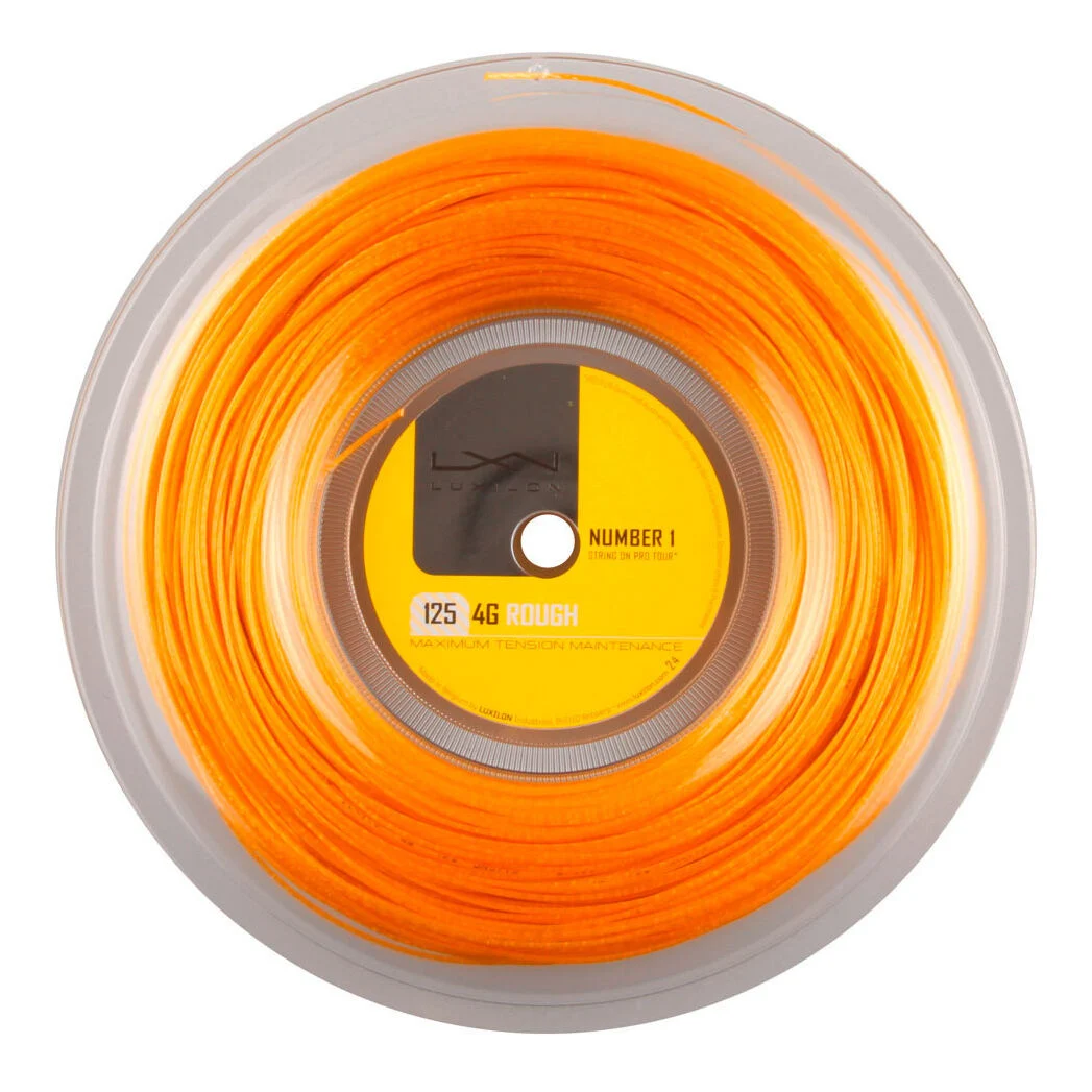 Luxilon 4G Rough Bobine Cordage 200m - Or
