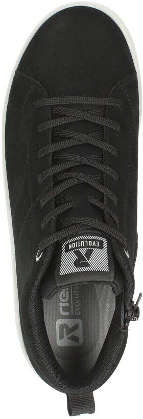 Rieker Veterschoenen Hoog zwart