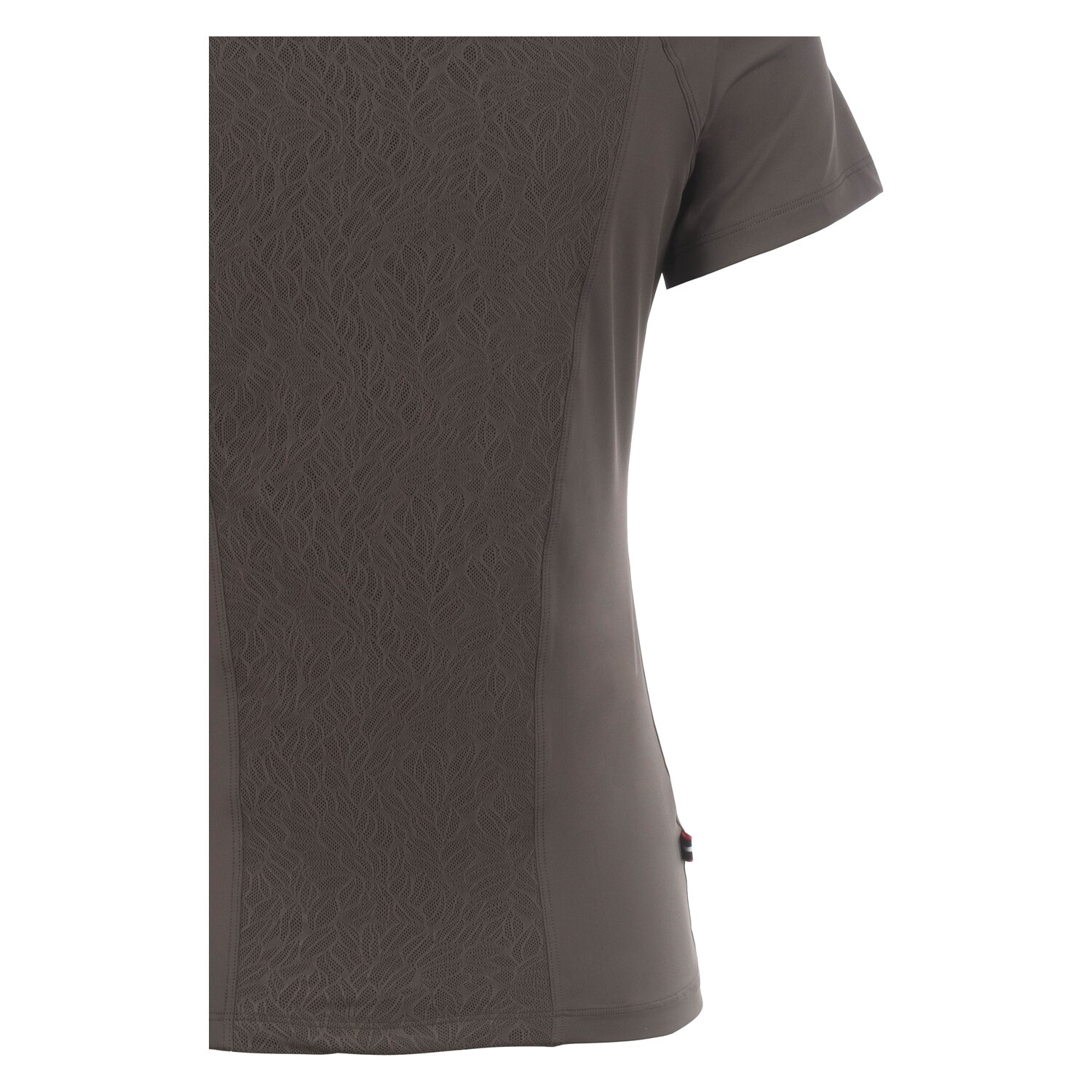 Cavallo T-Shirt CAVAL LACE R-NECK SHIRT - sepia olive