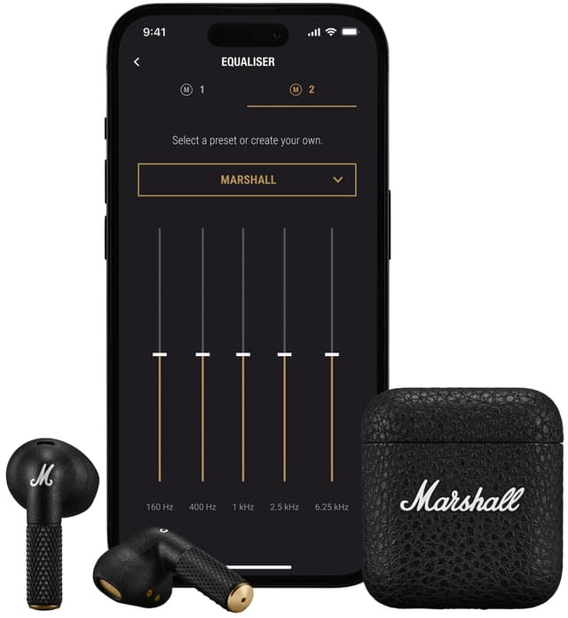 Marshall Minor IV true wireless in-ear høretelefoner (sort)