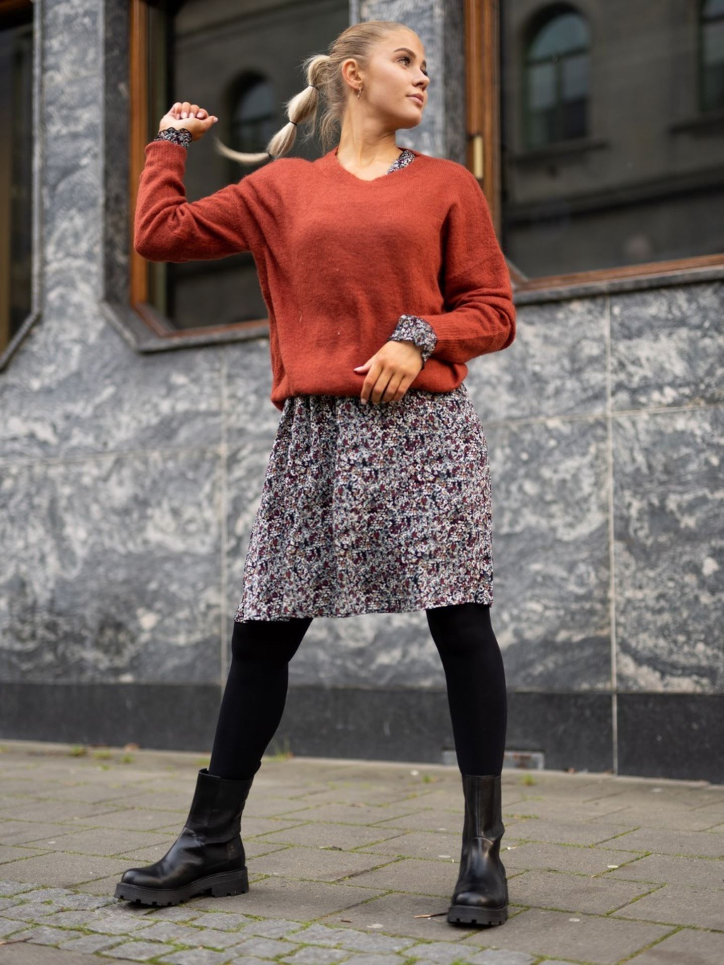 Femme Mohair O-Neck Pullover