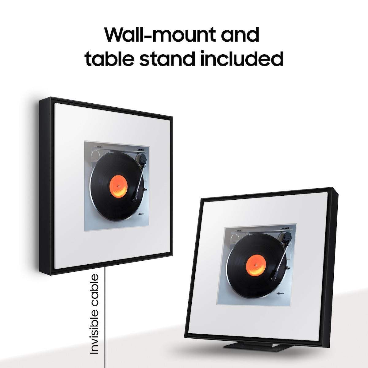 Samsung HW-LS60D Music Frame smarthøyttaler (sort)