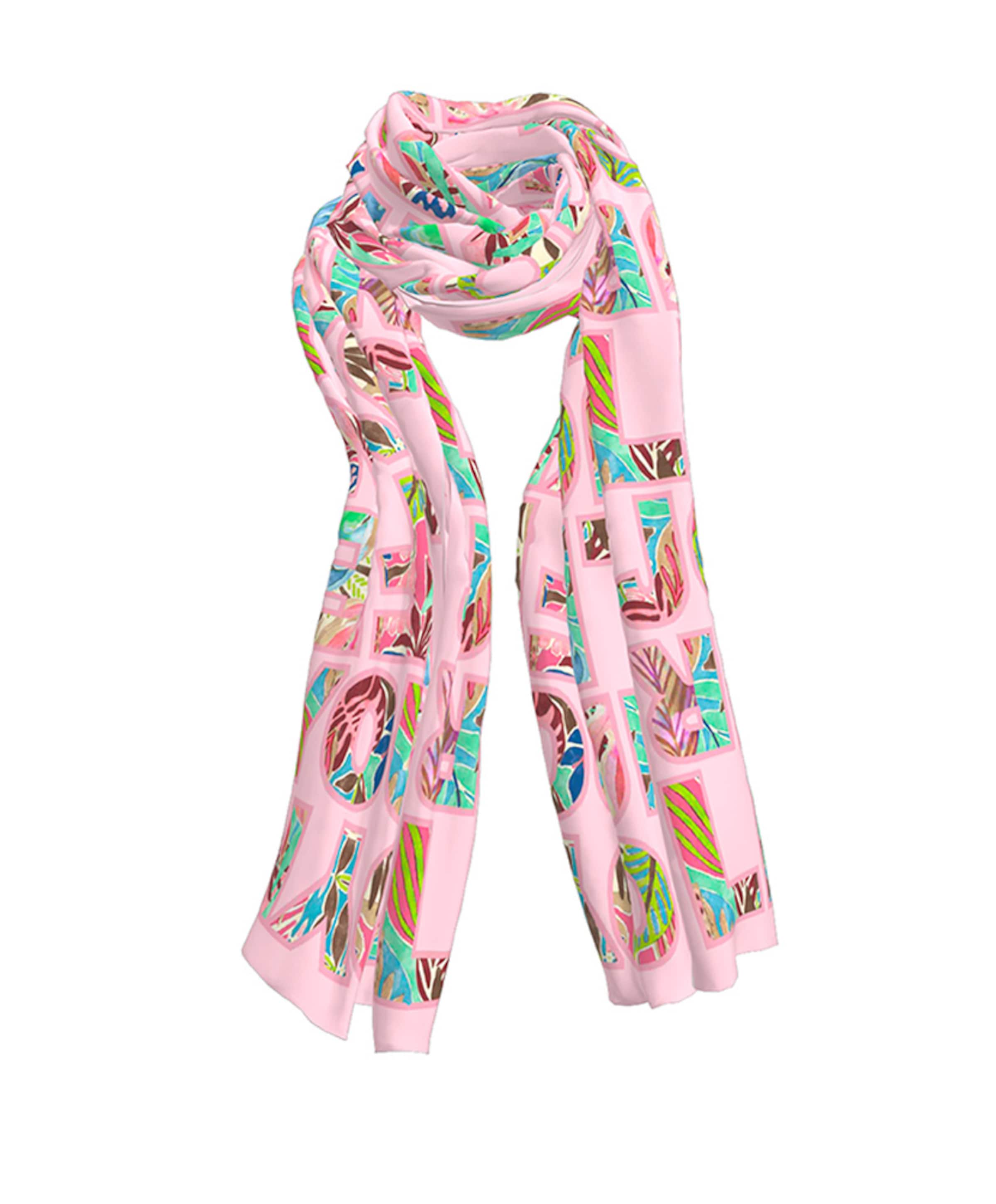Bianca Dames sjaal roze