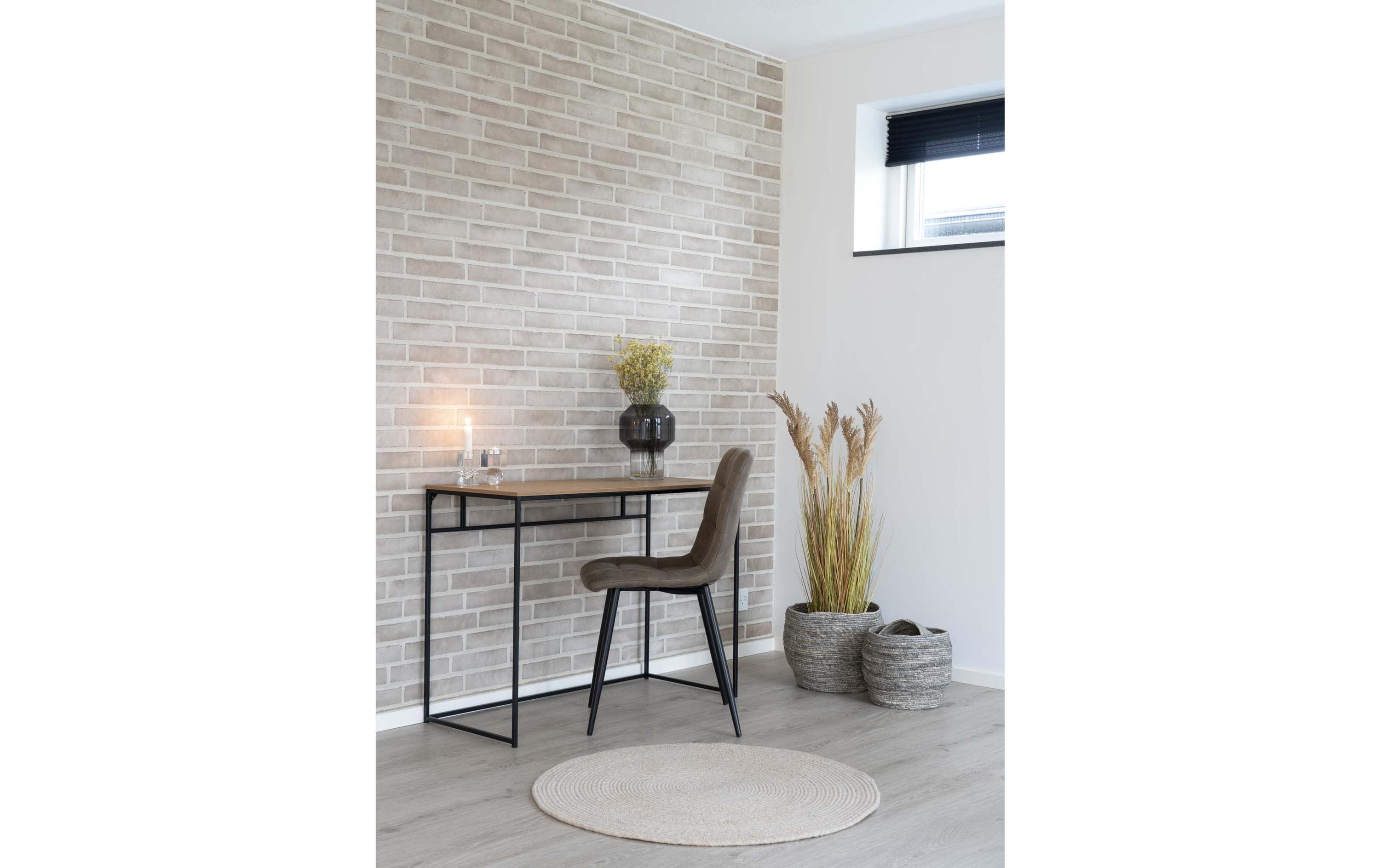 Stuhl Middelfart 2 Stück, 86 x 55 cm, Hellbraun/Schwarz<br>Stabile Esszimmerstühle