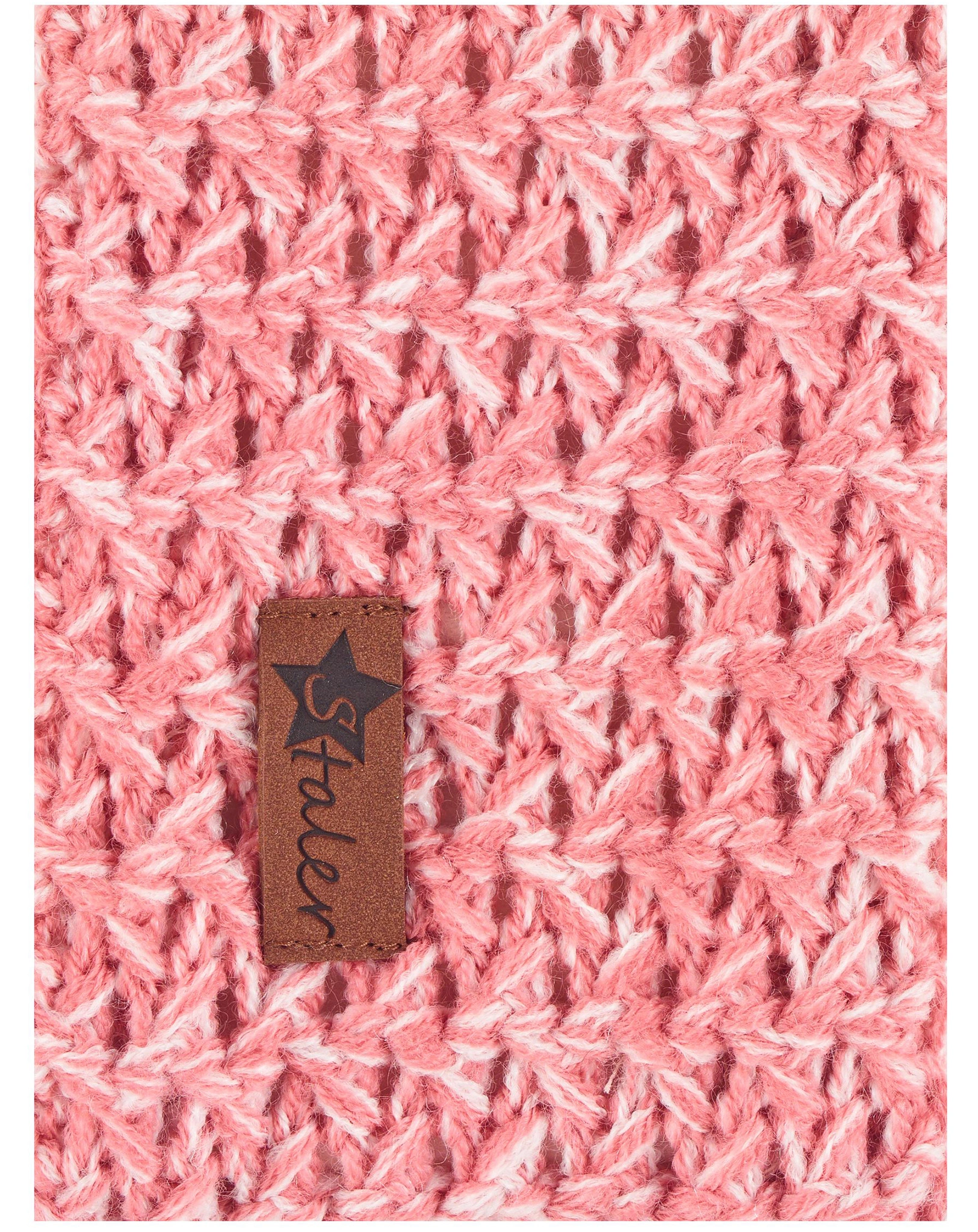 Strick-Stirnband TWIST SOFT in rosa